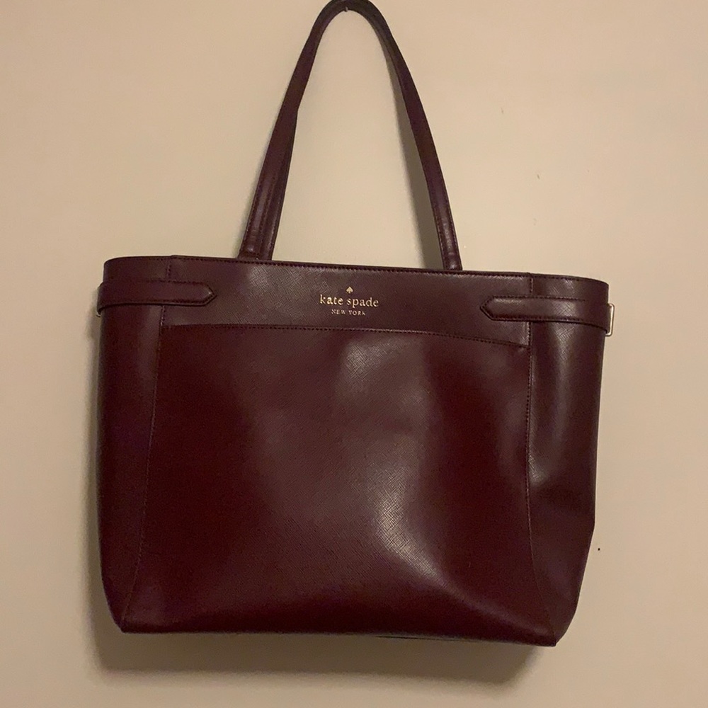 Beautiful Burgundy Kate Spade tote